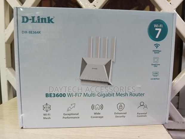 D-Link Be3600 Wi-Fi 7 Dual-Band Mesh Router – Dir-Be364k