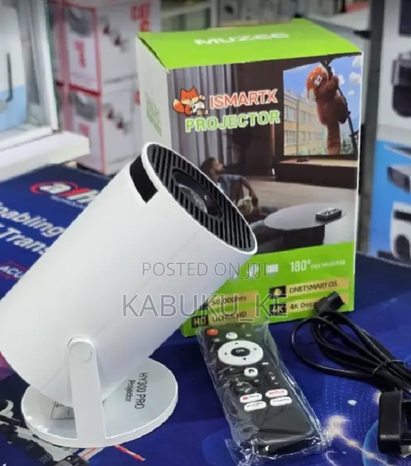Mini Projector With Wifi and Bluetooth, Hy300 Pro Android Projector