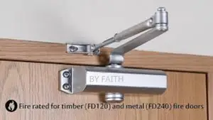 Heavy Duty Non-Hand Aluminum Door Closer Smooth Motion