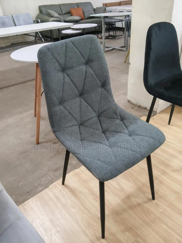 Stylish Grey Accent Chair - main view