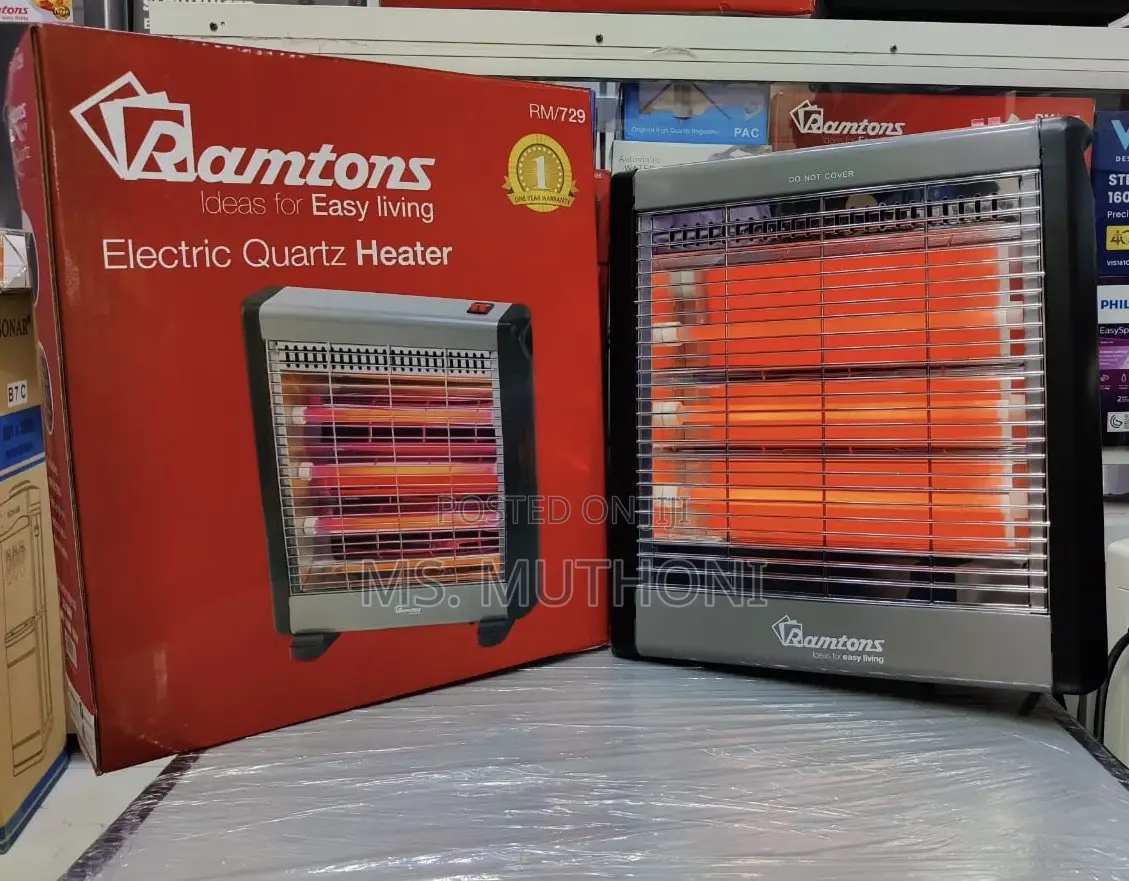 Ramtons Electric Quartz Heater, Model Rm/729.