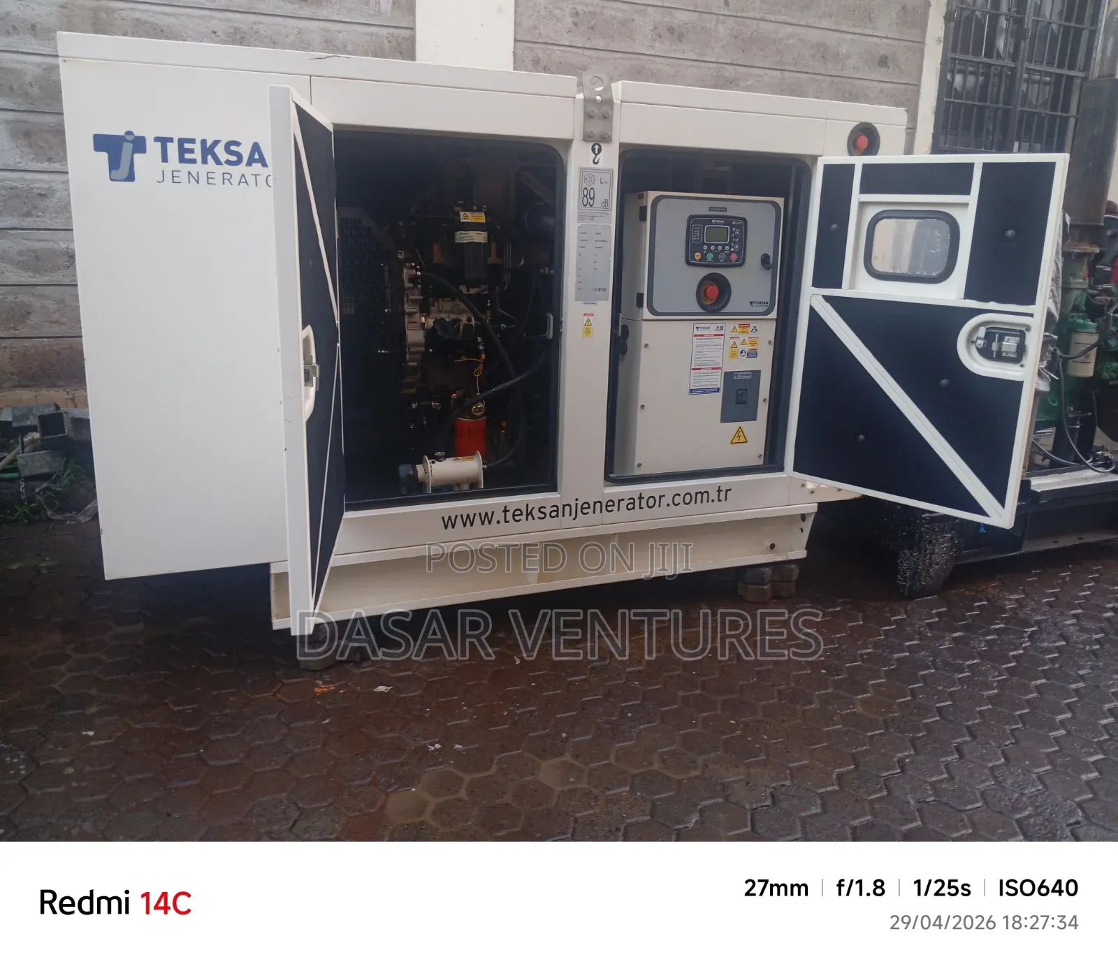Power Generator 40kva Teksan Perkins