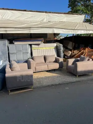 Golden Base 5 Seater Sofa Set