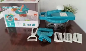 2-in-1 Manual Food Processor Mandoline Slicer Cutter