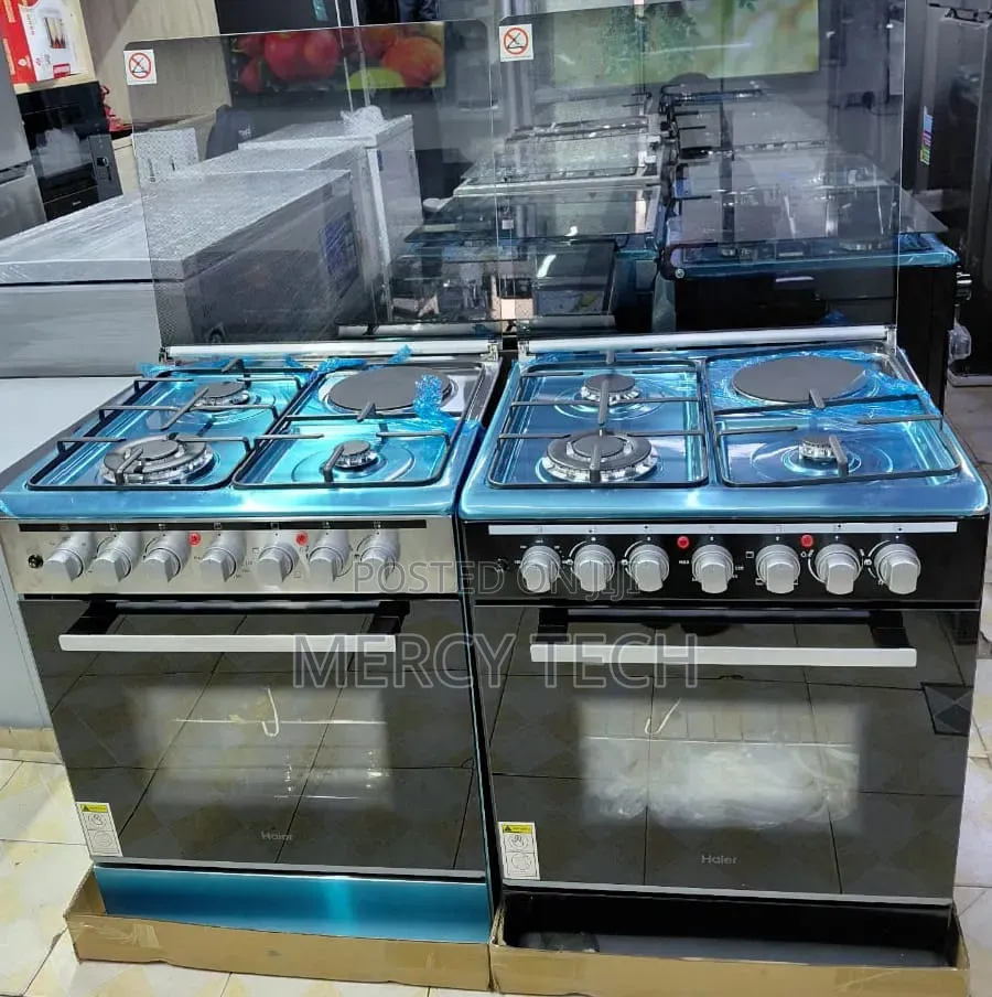Haier 60x60 Standing Cookers – 3gas + 1 Electric