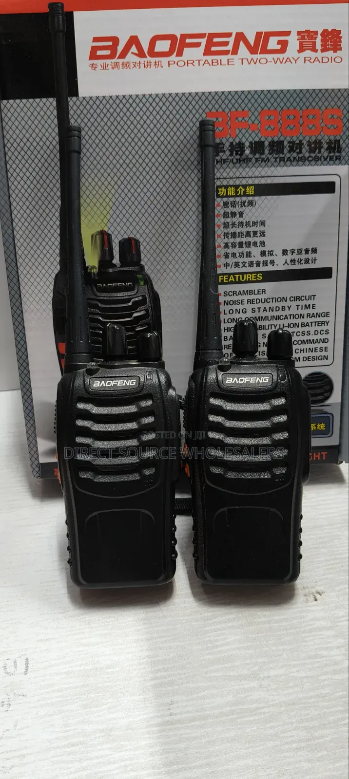 Baofeng Bf-888s Walkie Talkie – Strong Signal Clear Audio