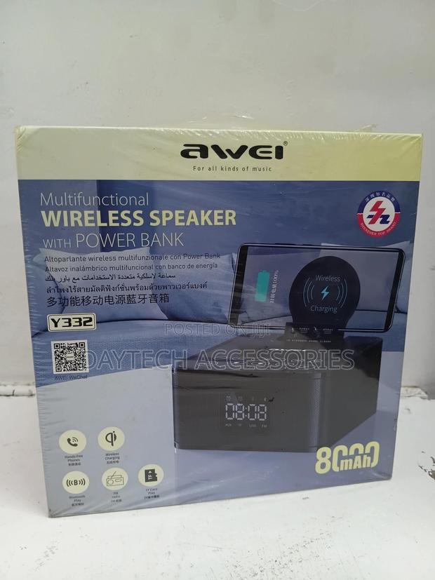 Awei Y332 Bluetooth Speaker 4 in 1 Multifunction Portable Speaker.