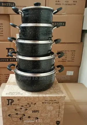 10pcs Jp Non-Stick Cookware Set