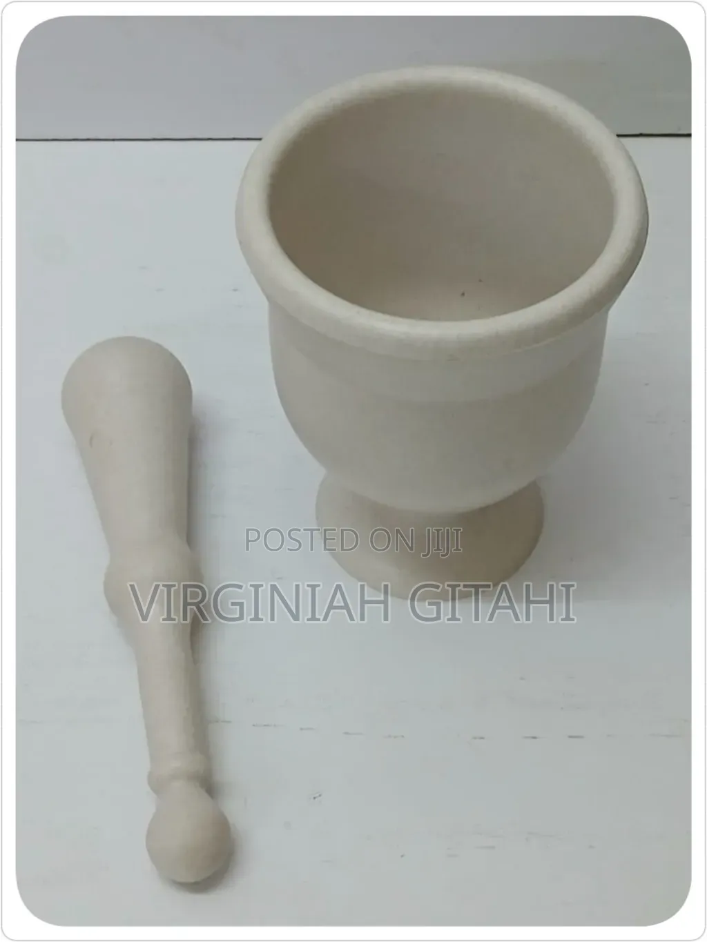 White Mortal and Pestle*