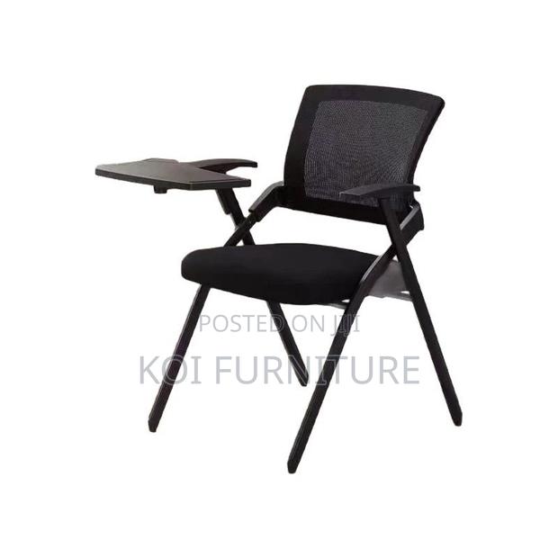 Office Chairs; Foldable Voowerex School Chair With Write Book Pad - thumbnail 3