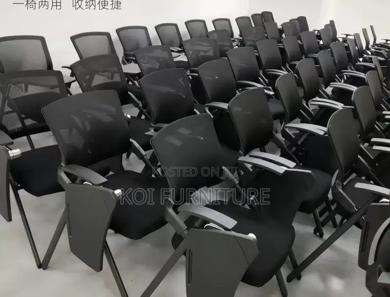 Office Chairs; Foldable Voowerex School Chair With Write Book Pad