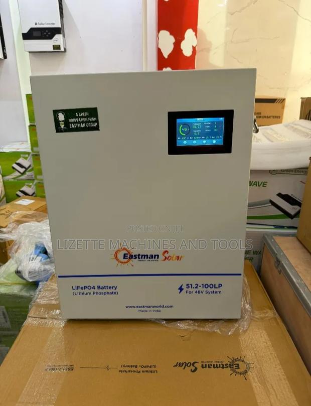 Eastman Solar 5.12kwh Lifepo4 Battery 48v, 100ah