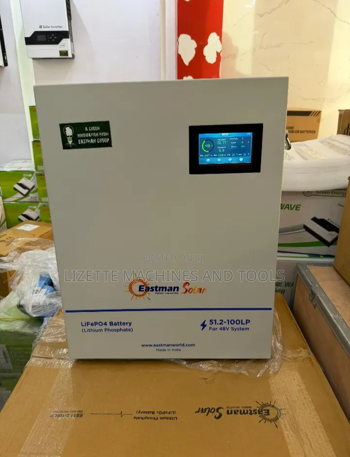 Eastman Solar 5.12kwh Lifepo4 Battery 48v, 100ah