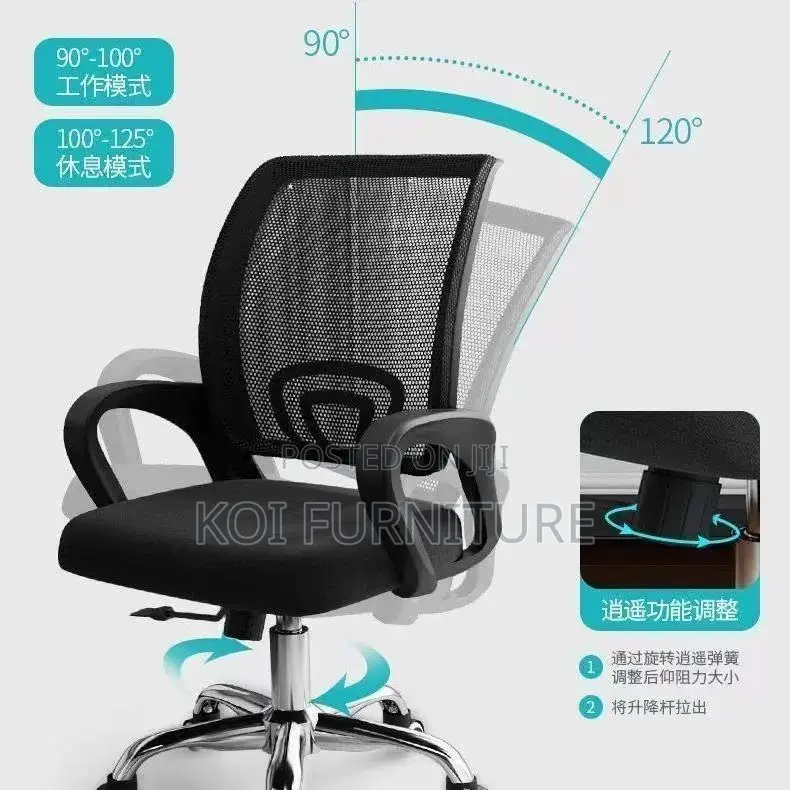 Oliviria Comfortable Long-Sitting Office Chair