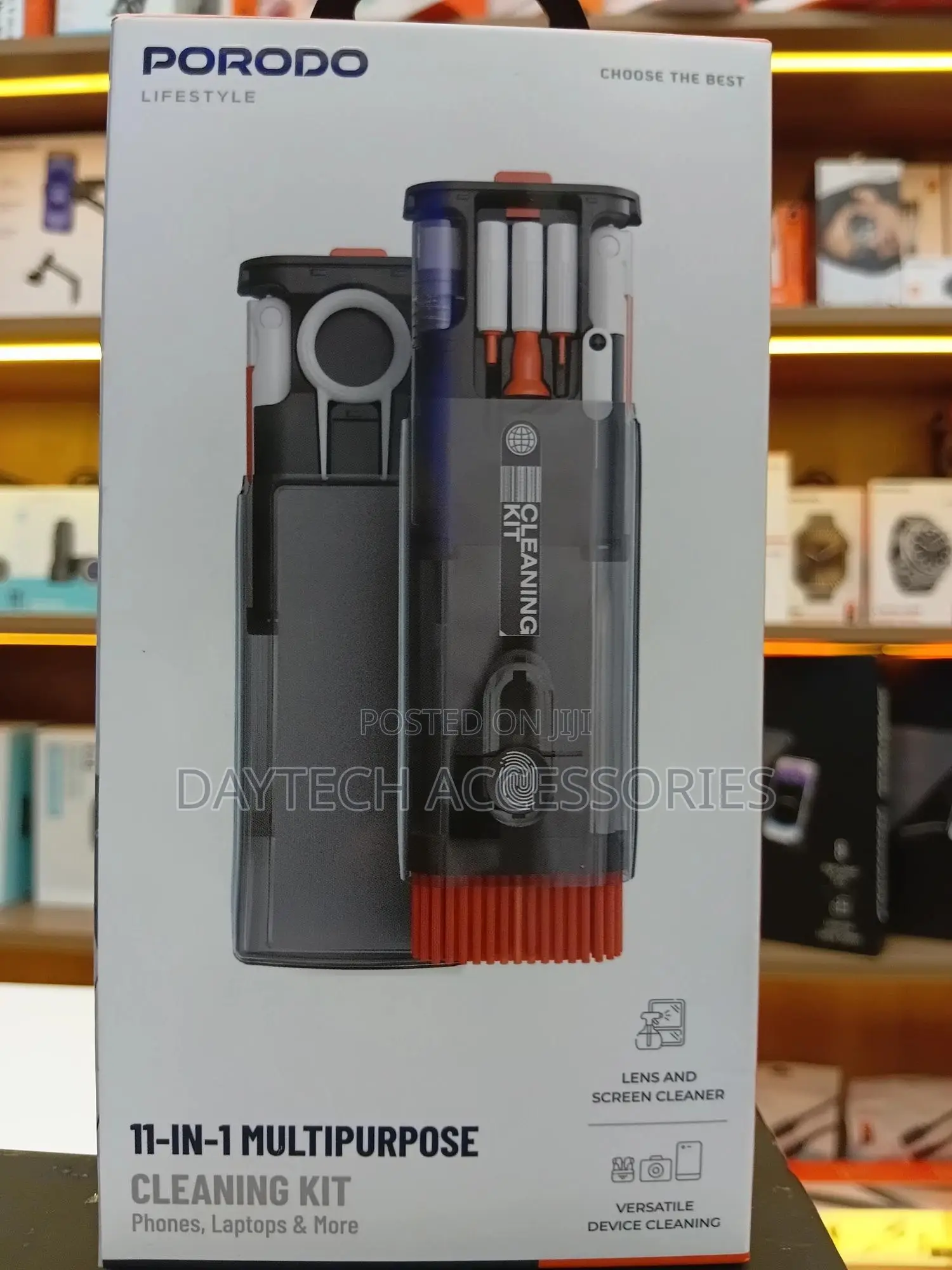 Lifestyle 11-in-1 Multipurpose Cleaning Kit Designed for Electronics.