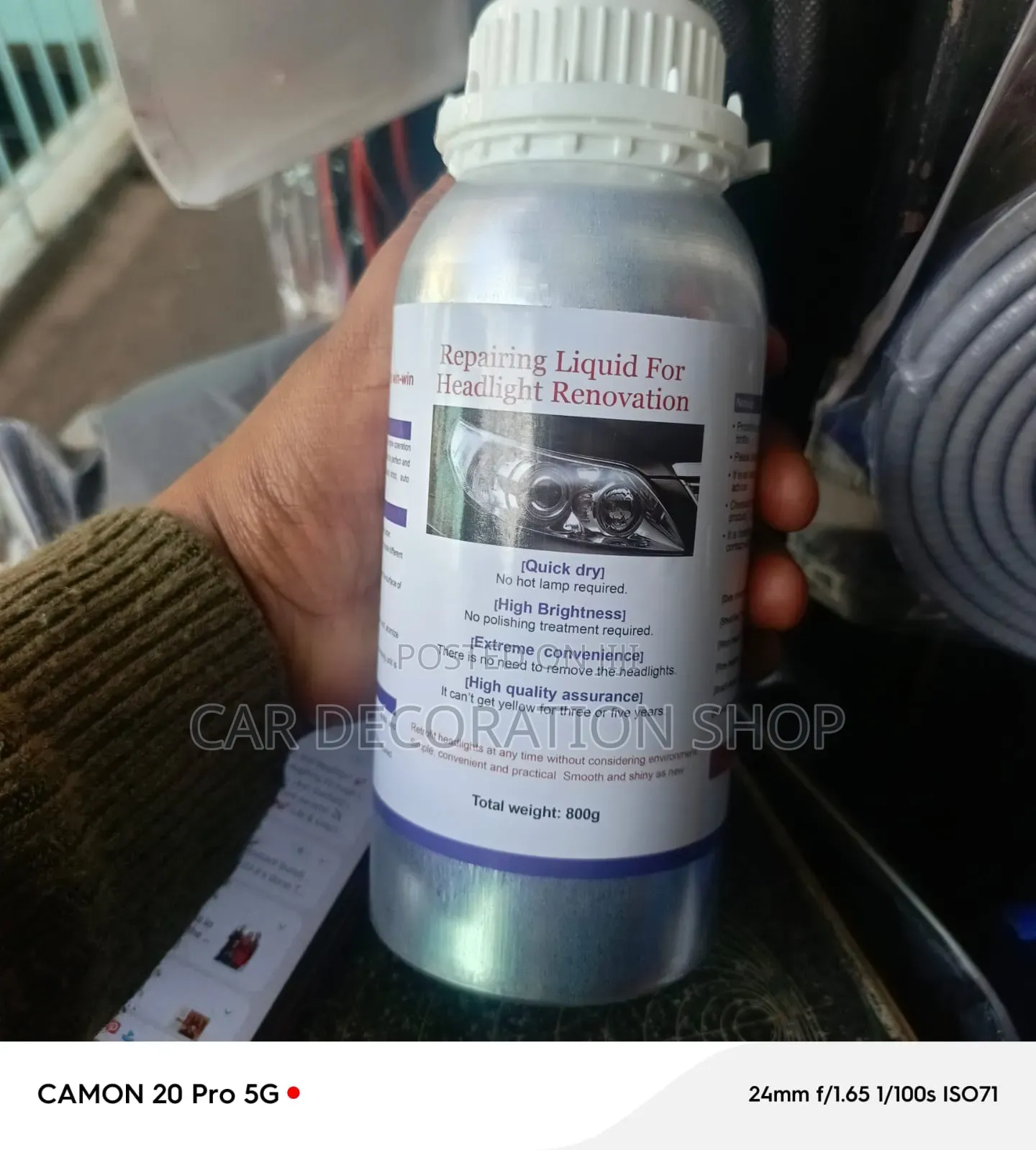 Headlights Cleaning Liquid Removeshaze,Corrosion,Oxidation 4brightness