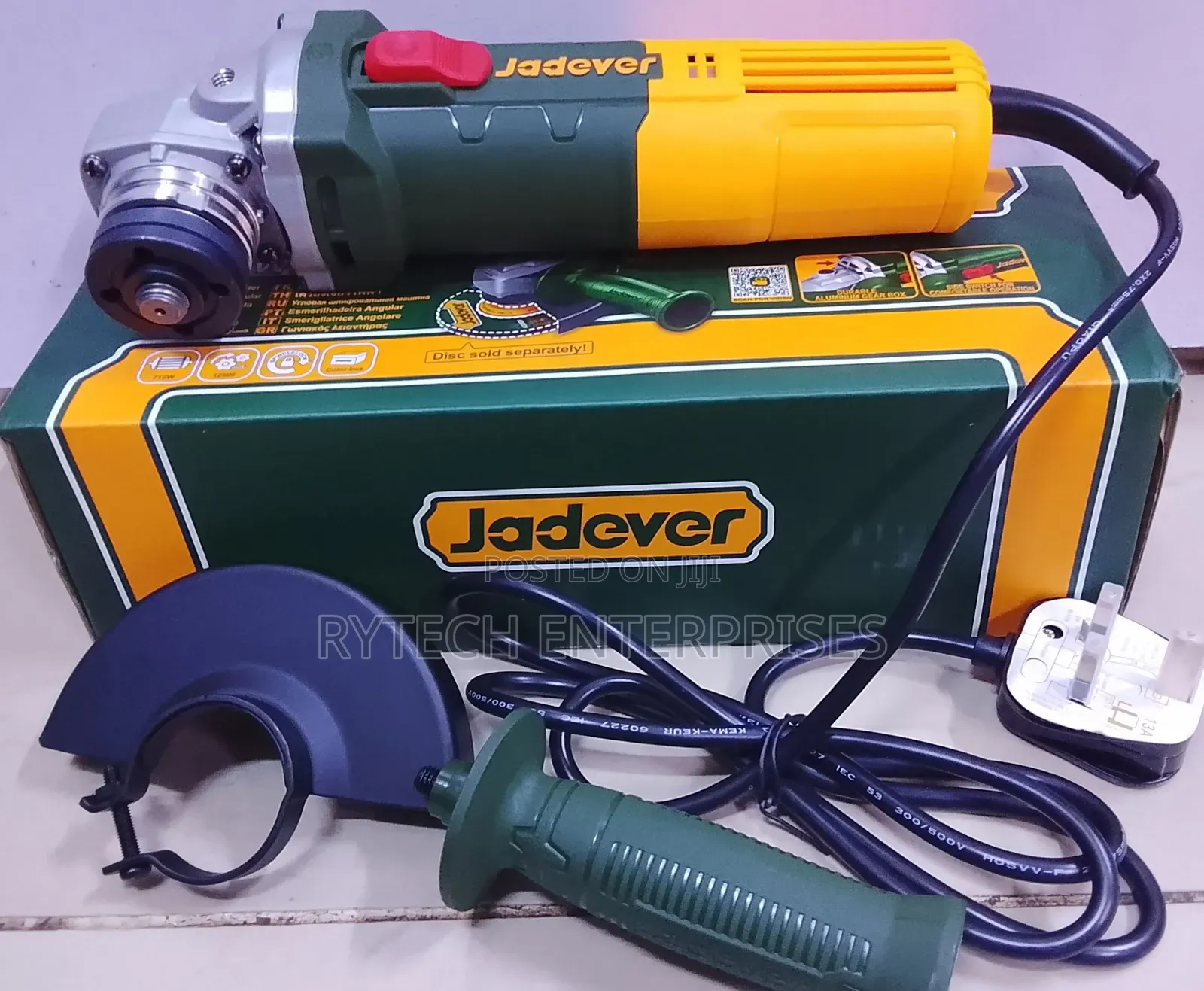 New Jadever 4.5" Electric Angle Grinder