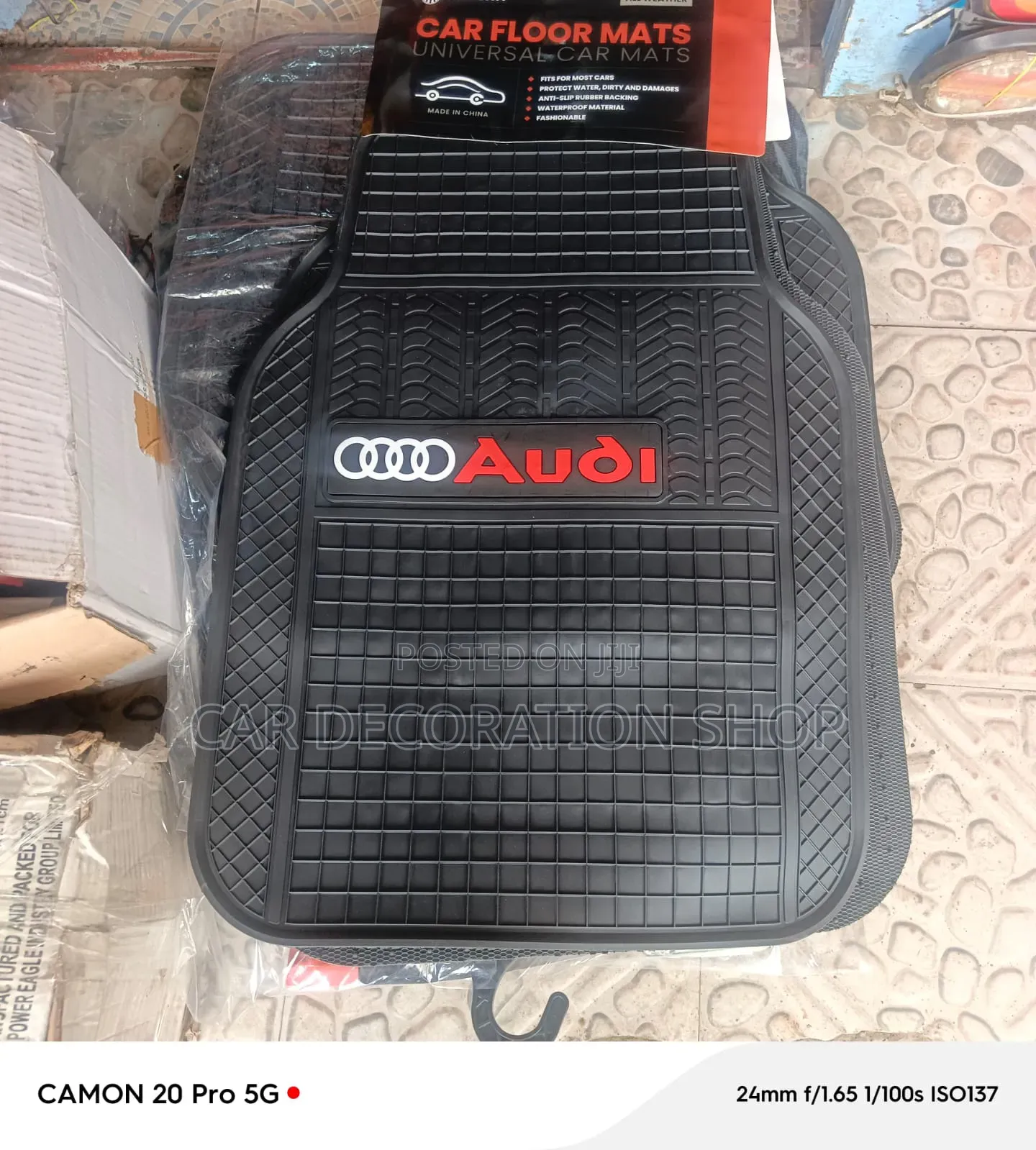 Audi 5pc Interior Flooring Dirt Spills Mat