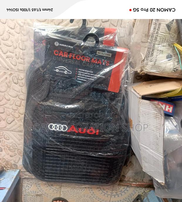 Audi 5pc Mats With Antislidnib Backing to Prevent Sliding