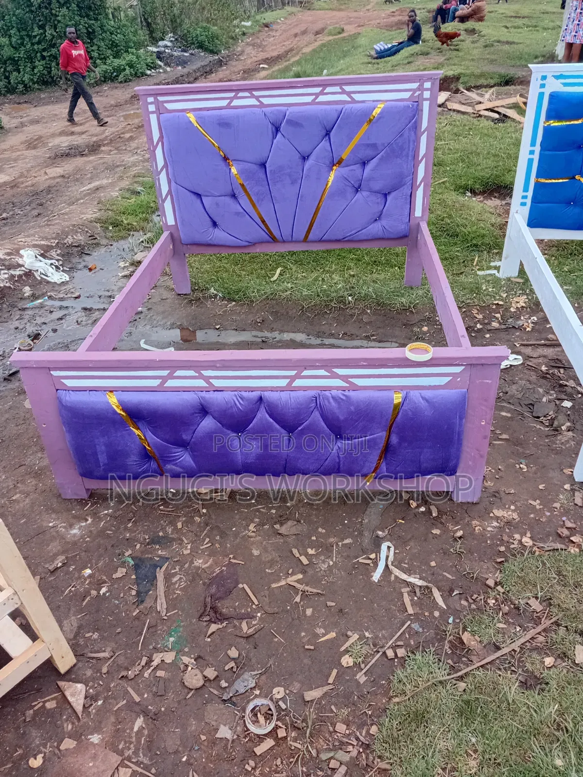 Purple Chester Bed