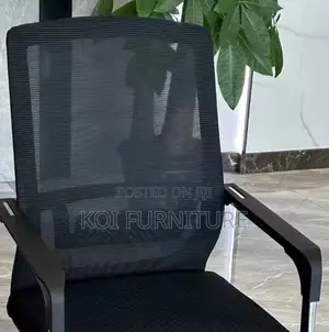Office Chairs; Ffyt Stainless Steel Office Visitor Chair With Armrest