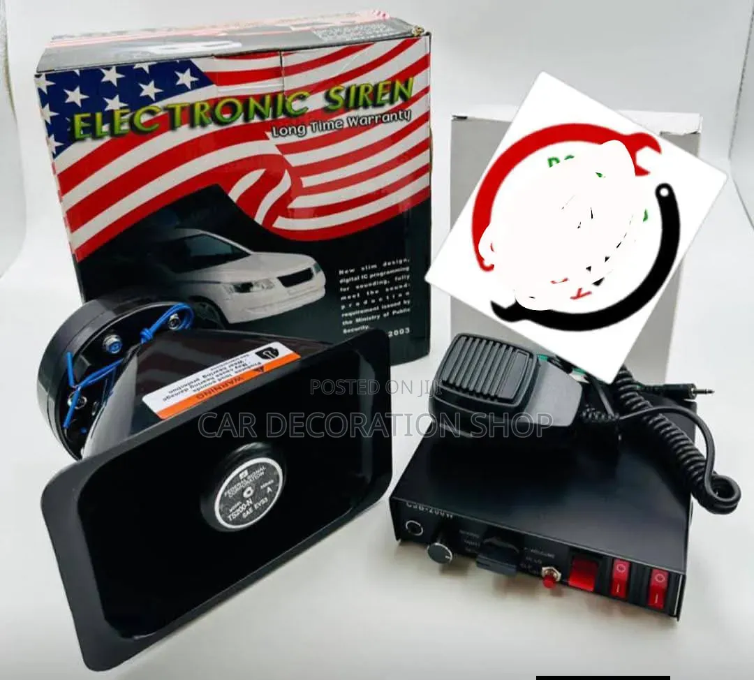 200w Emergency Suren Set With Speaker, Controller Microphone