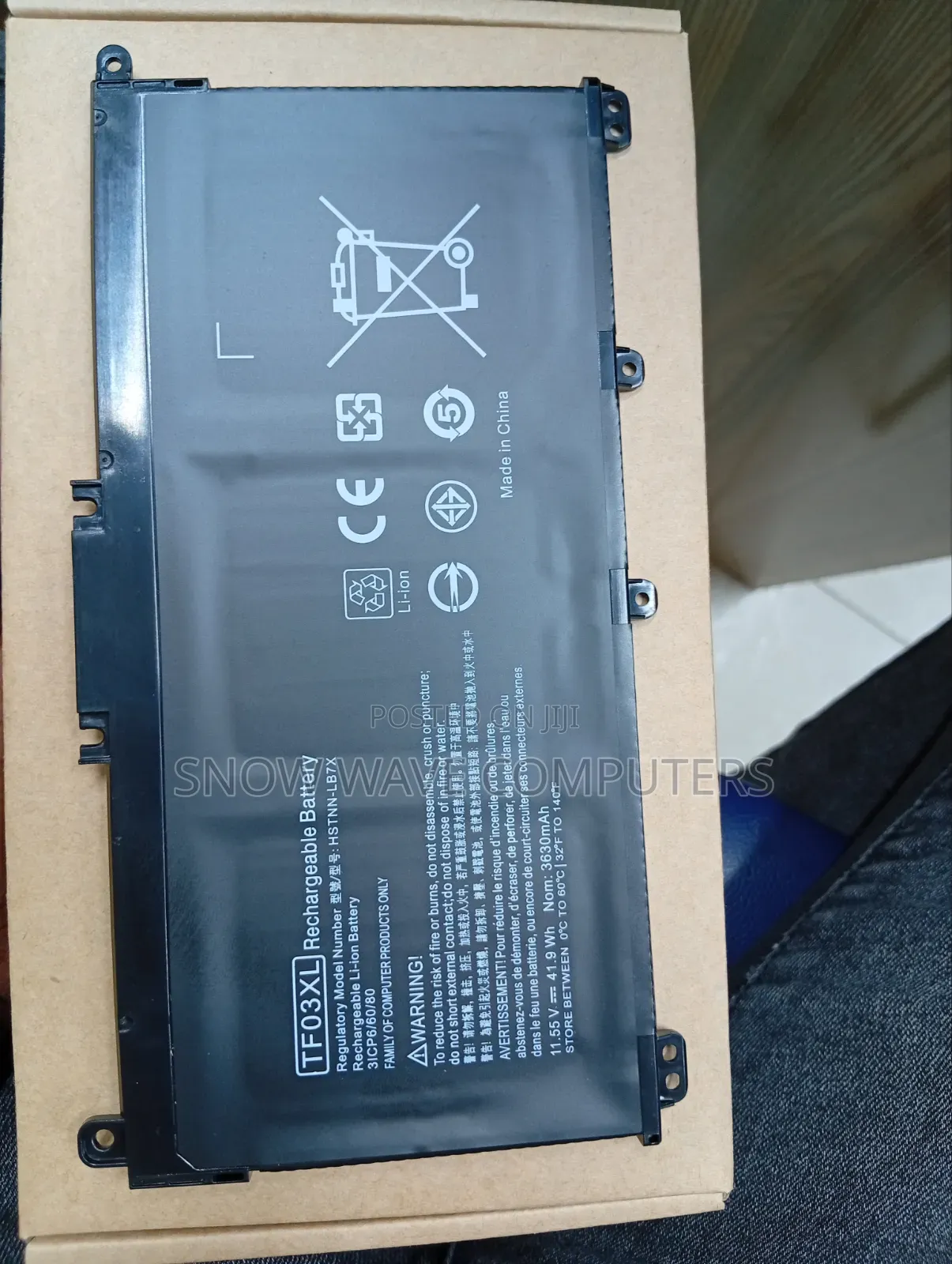 Tf03xl Battery Hp Pavilion 15-Cc, 15-Cd, and 14-Bk, 17-Ar Series