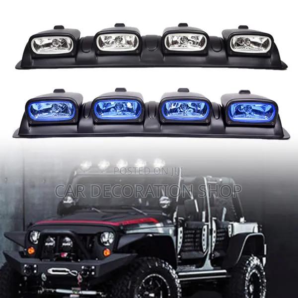 Car Roof Mate With 4lens Colors in White,Red,White,Blue