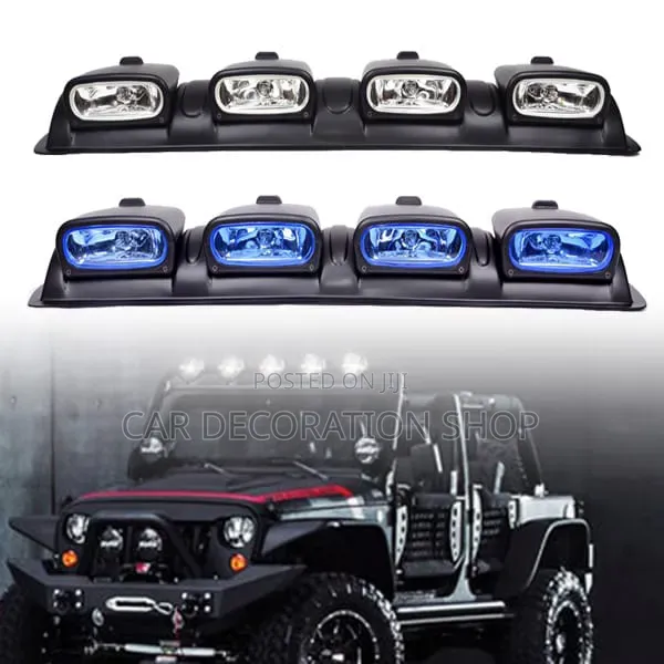 Car Roof Mate With 4lens Colors in White,Red,White,Blue