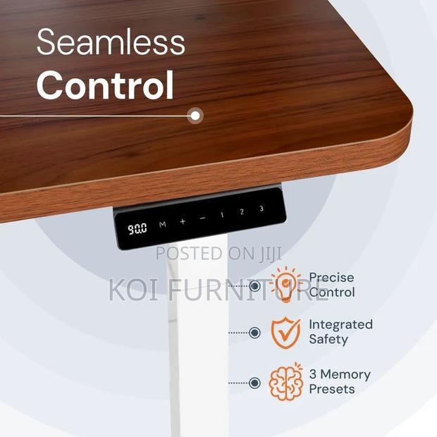 Office Desk; 1.2 Meters Olinnex Adjustable Electric Desk - thumbnail 4