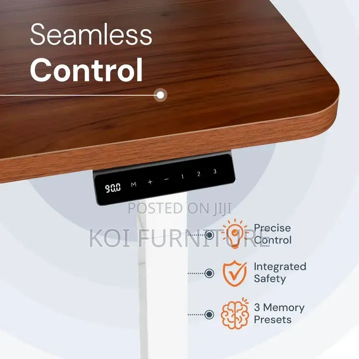 Office Desk; 1.2 Meters Olinnex Adjustable Electric Desk