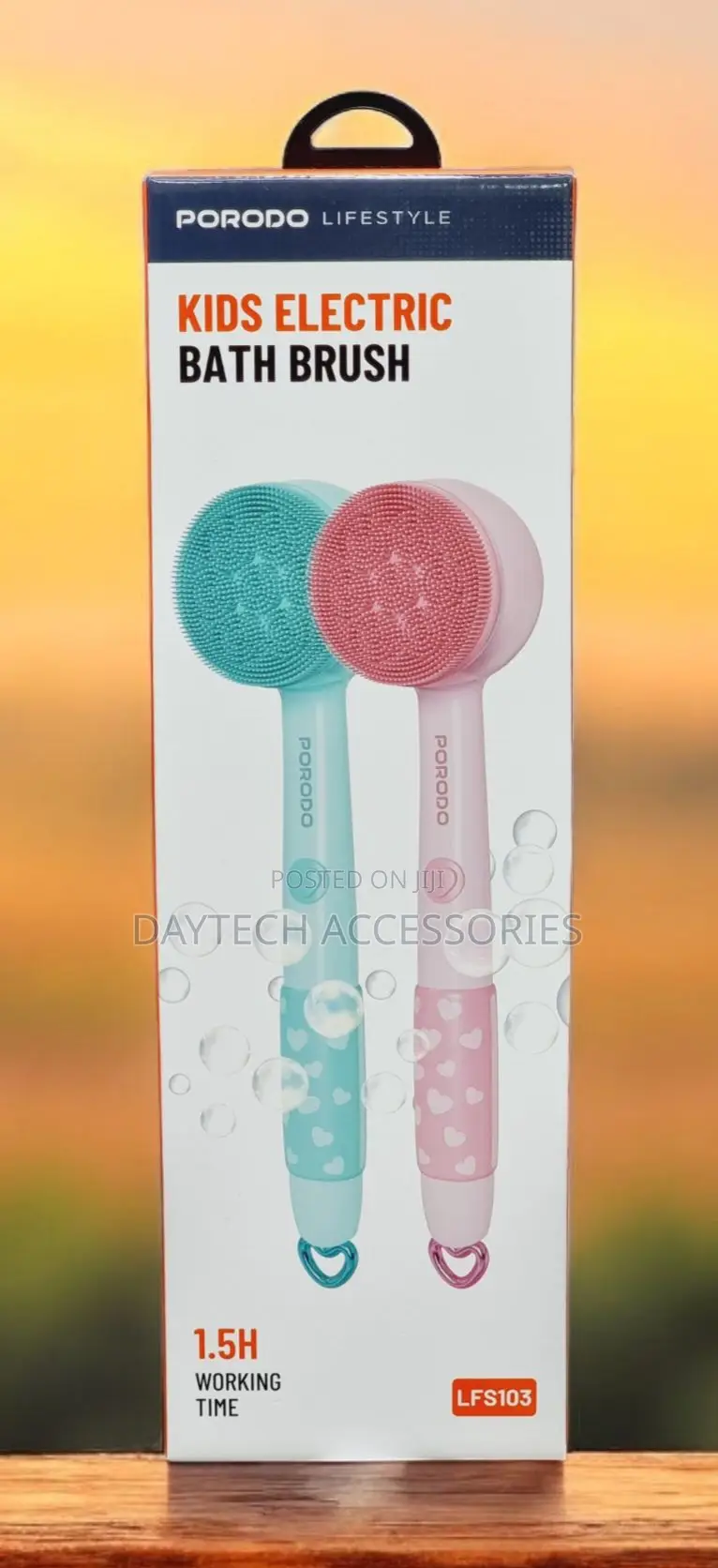 The Porodo Kids Electric Bath Brush (Lfs103) - Blue/Pink