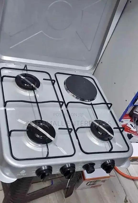 Nunix Table Top Cooker 3 Gas+1 Electric Compact Design With Powerful