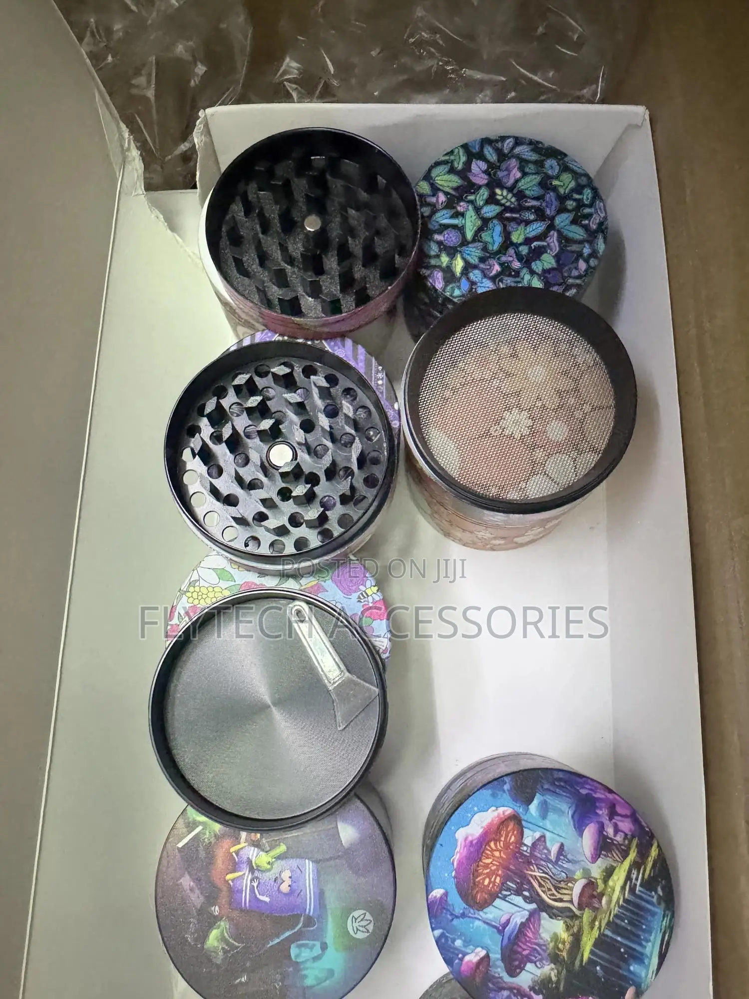 Herb Crusher Grinder Metallic Metal 50mm