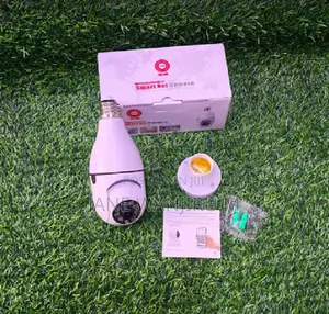 New V380 Bulb CCTV Camera - 360° Coverage, Night Vision