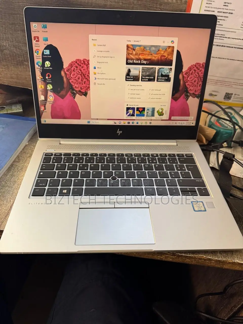 Laptop HP EliteBook 830 G5 8GB Intel Core i5 SSD 256GB