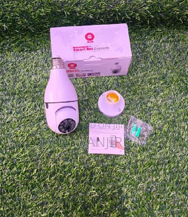 Bulb CCTV Camera V380 - Auto Track, Color Night Vision
