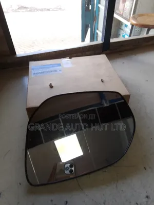 Side Mirror Lens Left Hyundai Santa Fe 2015 (Genuine)