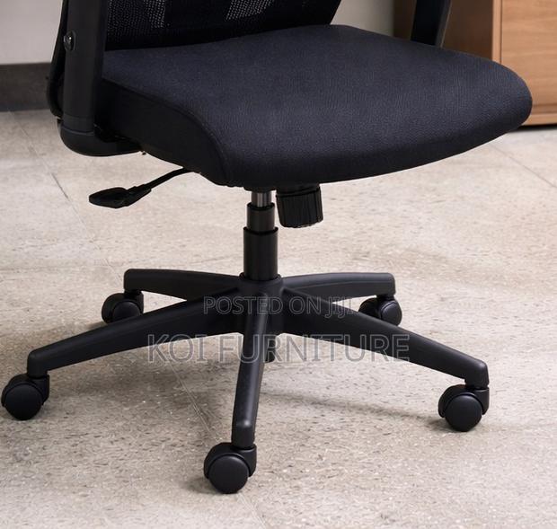 Office Chair; Mesh Black Barrii Task Ergonomic Office Chairs - thumbnail 10