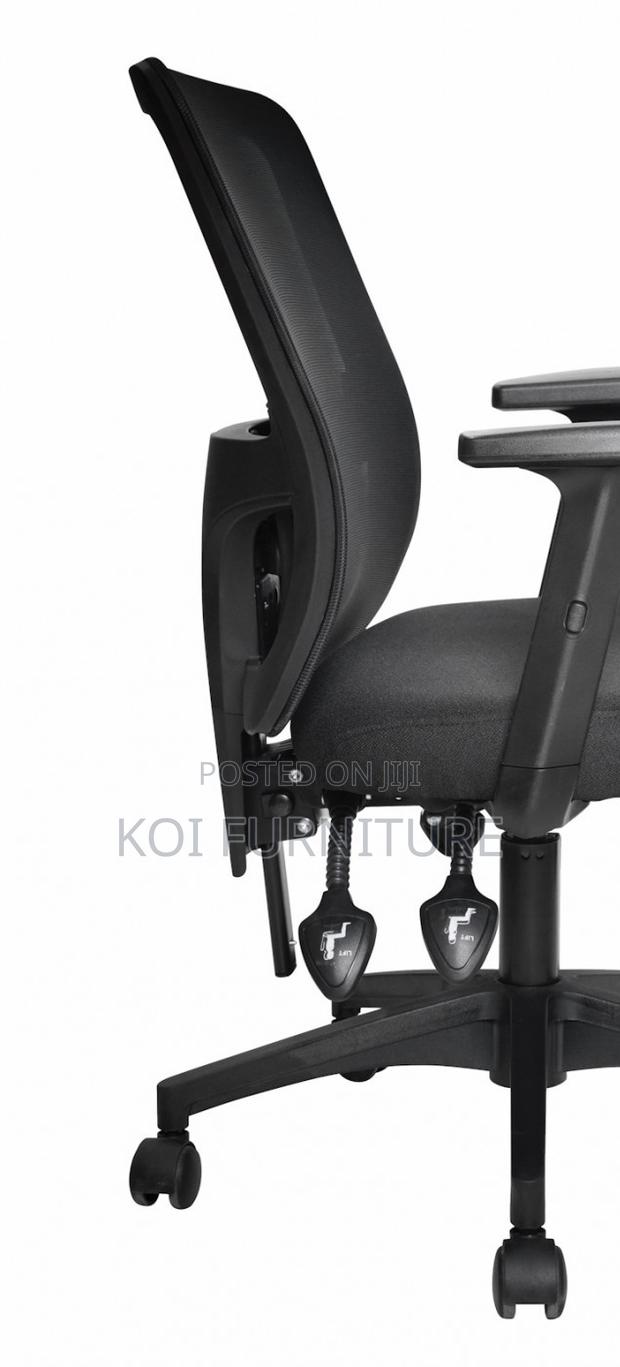 Office Chair; Mesh Black Barrii Task Ergonomic Office Chairs - thumbnail 4