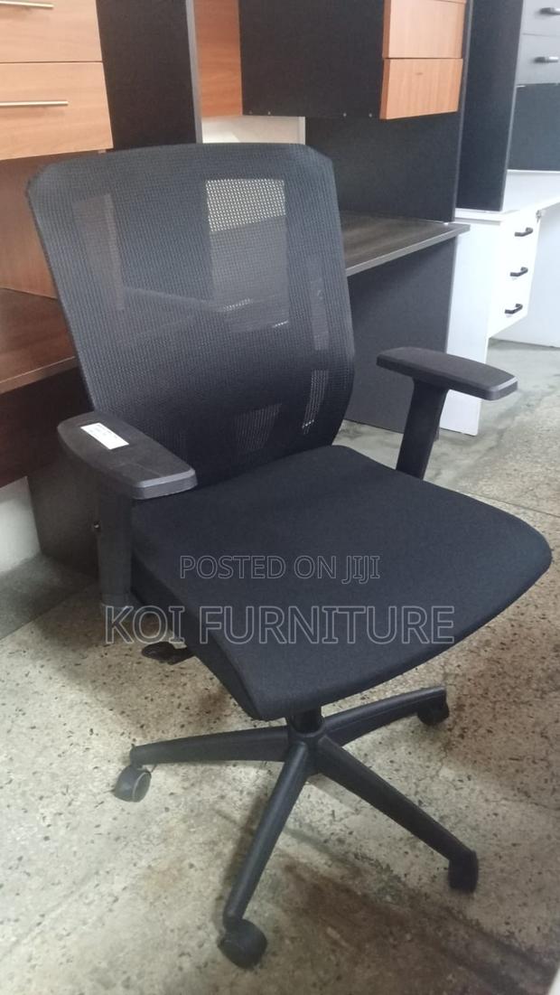 Office Chair; Mesh Black Barrii Task Ergonomic Office Chairs - thumbnail 16
