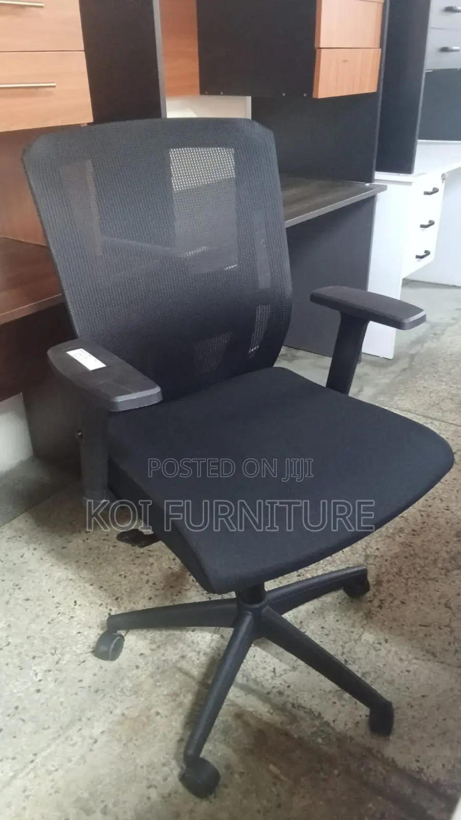 Office Chair; Mesh Black Barrii Task Ergonomic Office Chairs