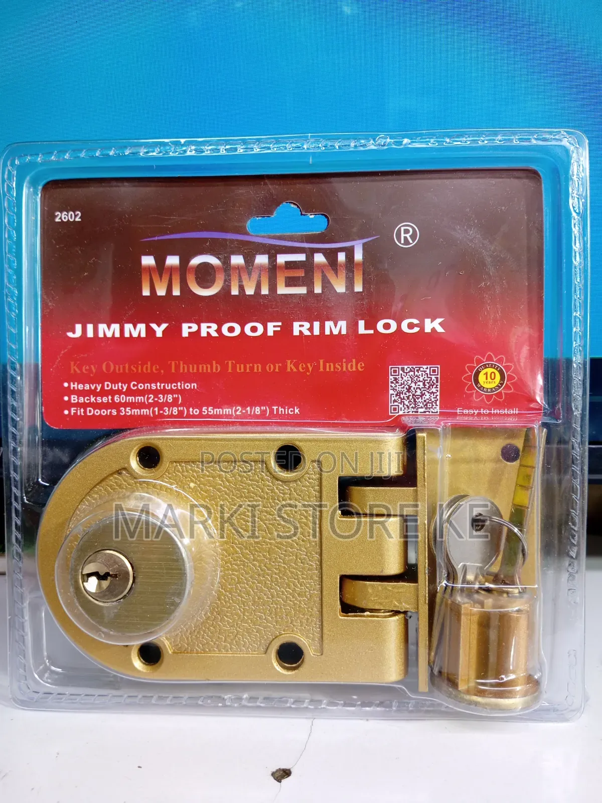 Heavy Duty Moment Proof Rim Lock -Double