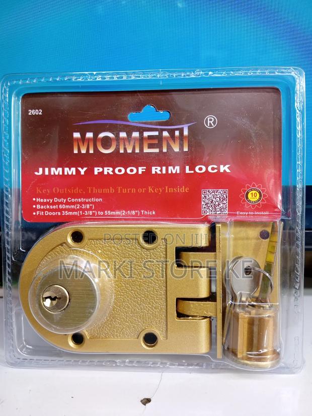Heavy Duty Moment Proof Rim Lock -Double