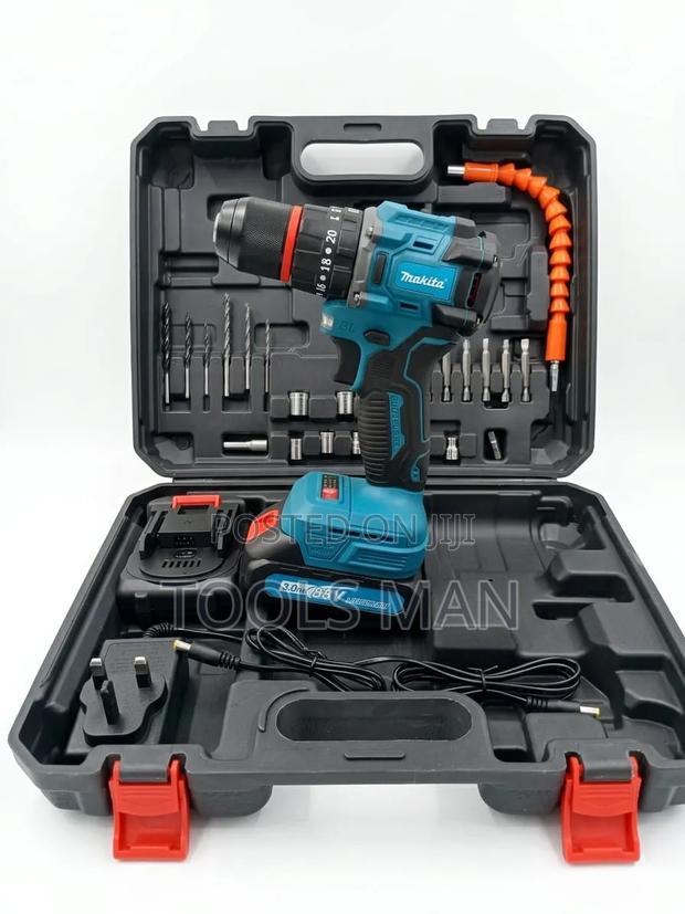 88v Brushless Cordless Impact Drill Set With Carrying Case.