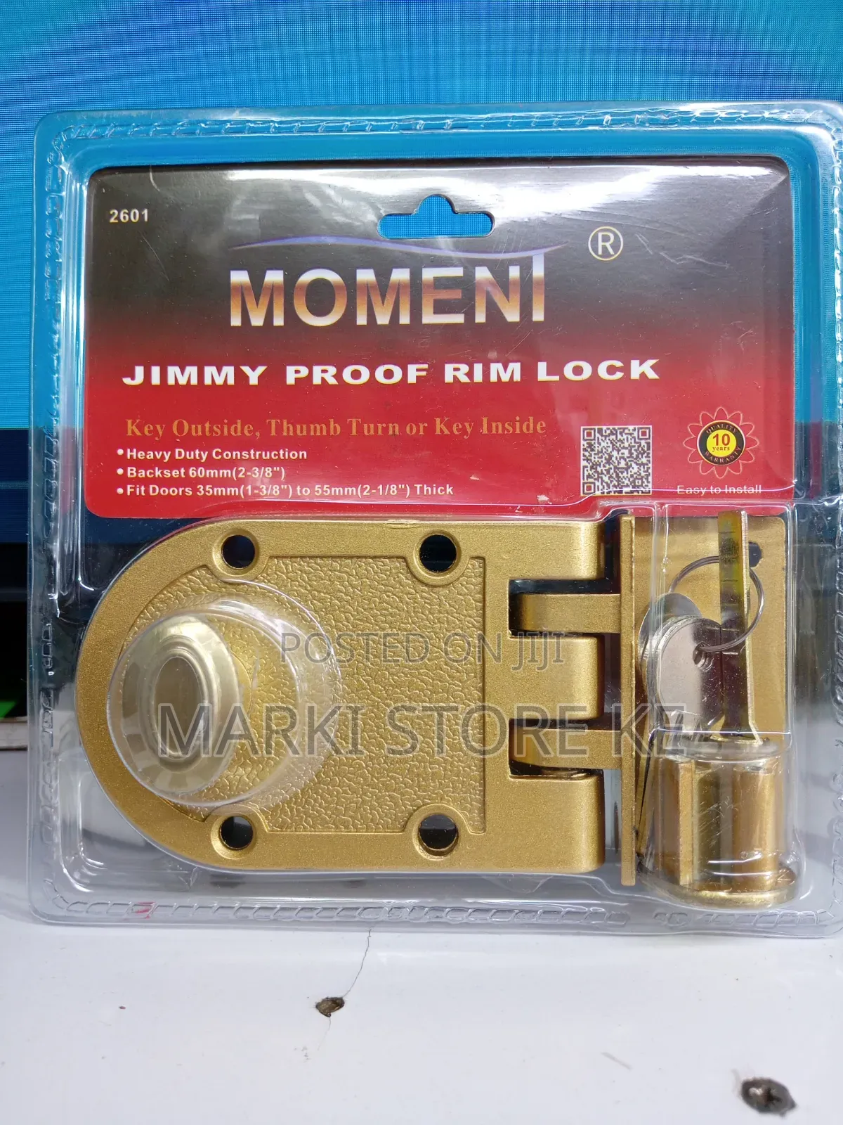 Heavy Duty Moment Proof Rim Lock -Single
