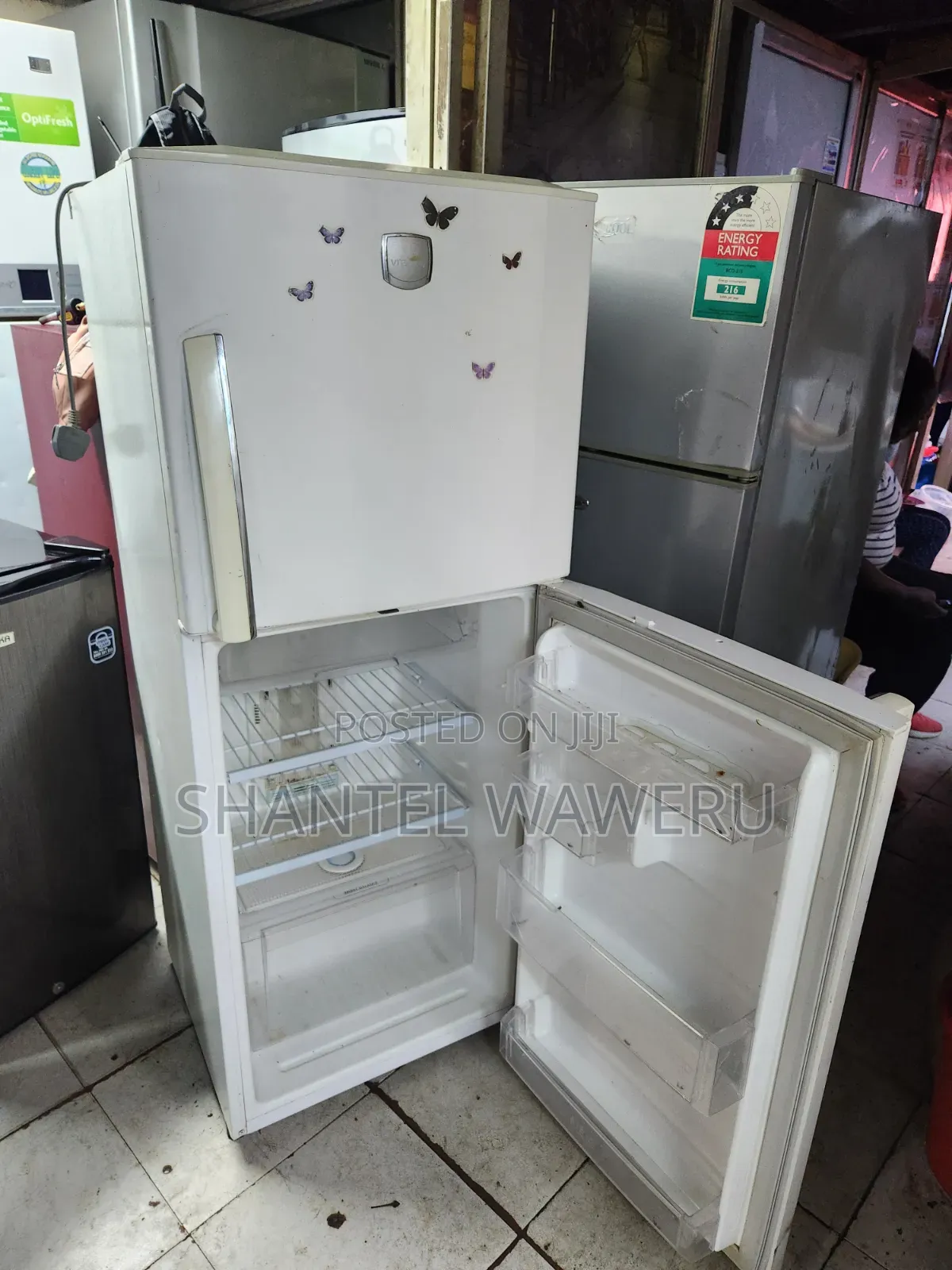 White Double Fridge 280litres