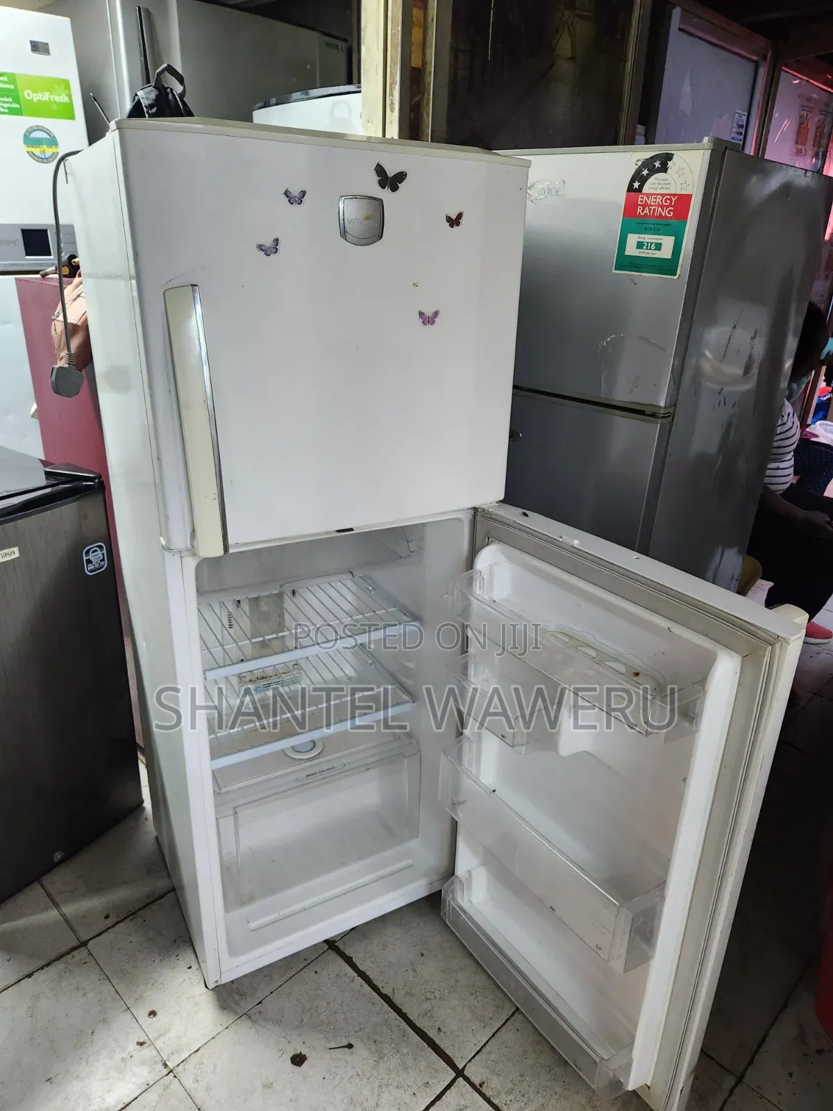 White Double Fridge 280litres