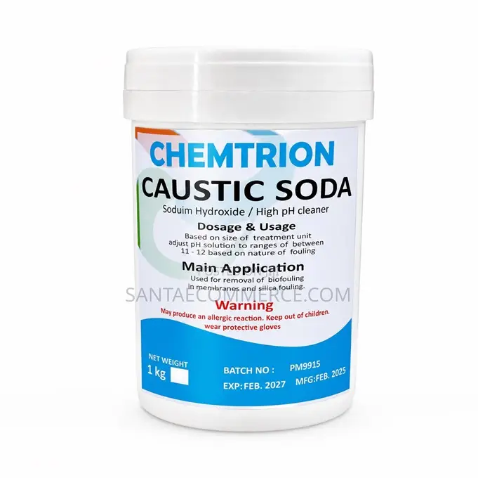 1kg Caustic Soda Sodium Hydroxide High Ph Cleaner