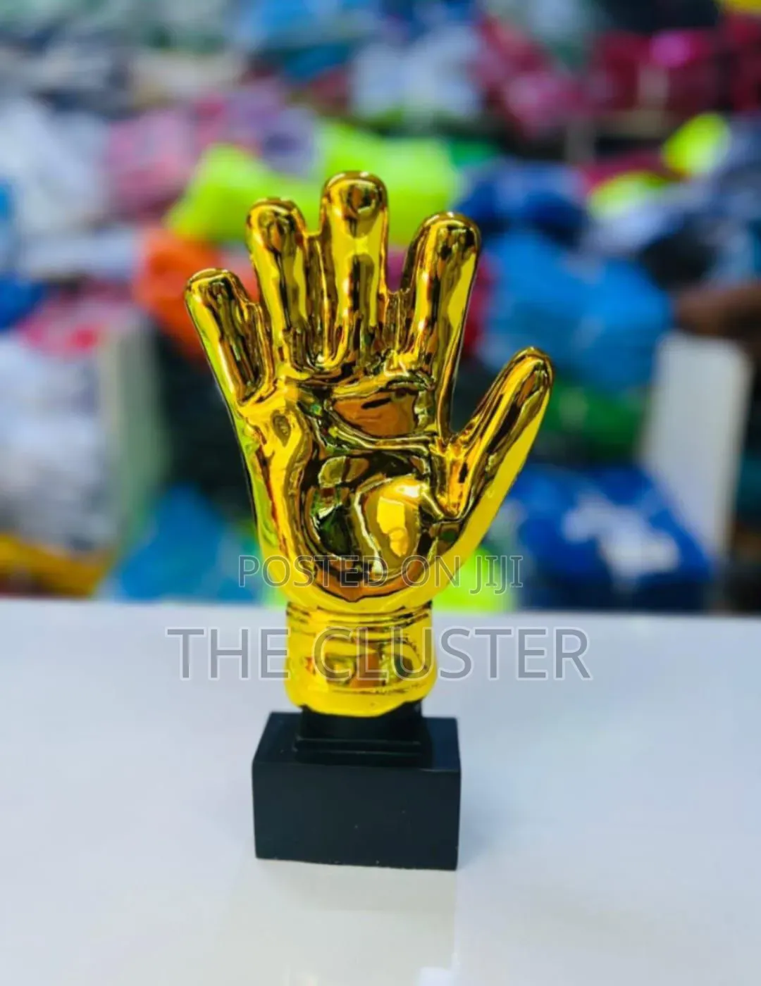 Golden Hand Trophy Award – Stylish Decorative Award Cup